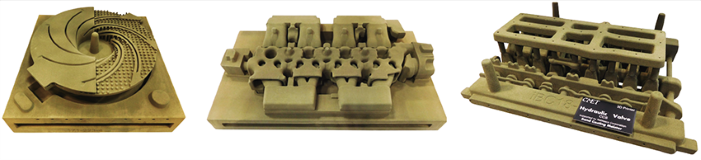 3Dプリンターで造形した砂型部品