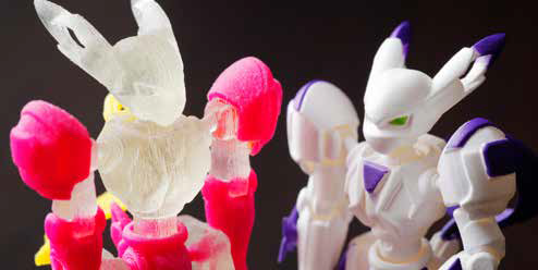 3Dプリントされた玩具